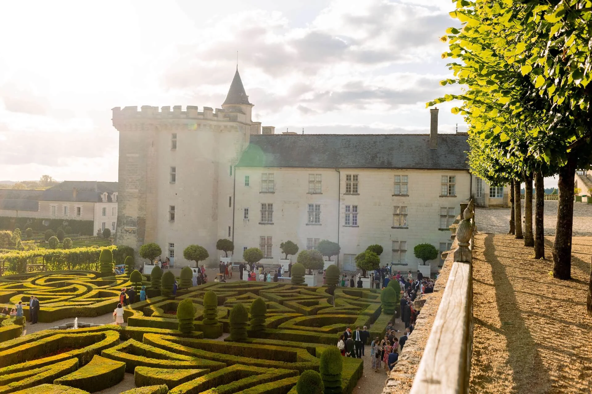 Mariage à Villandry
